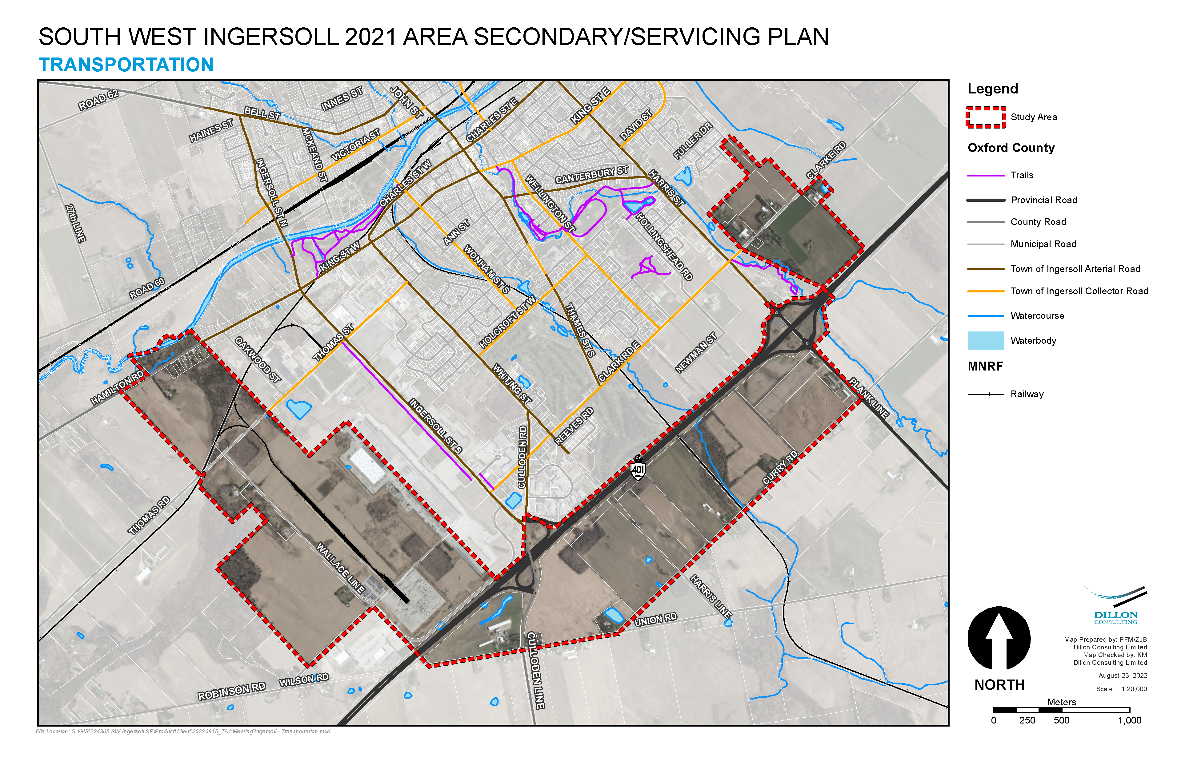 Ingersoll Secondary Plan Map