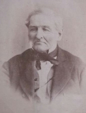 black and white drawn photo of a man